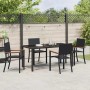Conjunto de Comedor de Jardín 5 pcs Negro en Sillas de jardín | Comprar online en Foru.es