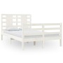 Estructura de cama madera maciza de pino blanco 120x200 cm de vidaXL, Camas y somieres - Ref: Foro24-3104279, Precio: 130,96 ...