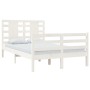 Estructura de cama madera maciza de pino blanco 120x200 cm de vidaXL, Camas y somieres - Ref: Foro24-3104279, Precio: 130,96 ...