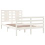 Estructura de cama madera maciza de pino blanco 120x200 cm de vidaXL, Camas y somieres - Ref: Foro24-3104279, Precio: 130,96 ...