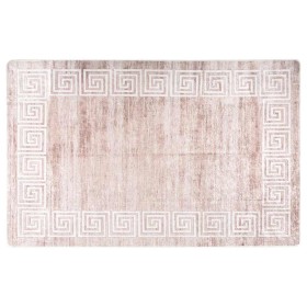 Alfombra lavable antideslizante beige 160x230 cm en Alfombras | Comprar online en Foru.es