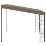 Cenador con montaje en la pared gris taupe 3x3 m de vidaXL, Carpas y cenadores - Ref: Foro24-312260, Precio: 220,87 €, Descue...