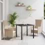 Conjunto de Comedor de Jardín 3 pcs Beige ratán sintético en Sillas de jardín | Comprar online en Foru.es