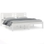 Estructura de cama madera maciza de pino blanco 200x200 cm de vidaXL, Camas y somieres - Ref: Foro24-3104239, Precio: 154,94 ...