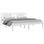 Estructura de cama madera maciza de pino blanco 200x200 cm de vidaXL, Camas y somieres - Ref: Foro24-3104239, Precio: 154,94 ...