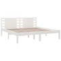 Estructura de cama madera maciza de pino blanco 200x200 cm de vidaXL, Camas y somieres - Ref: Foro24-3104239, Precio: 154,94 ...