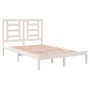 Estructura de cama madera maciza de pino blanco 120x200 cm de vidaXL, Camas y somieres - Ref: Foro24-3104344, Precio: 118,74 ...