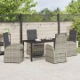 Conjunto de Comedor de Jardín 5 pcs Gris ratán sintético en Sillas de jardín | Comprar online en Foru.es