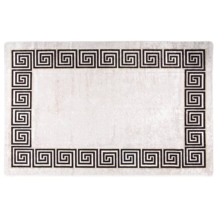 Alfombra lavable antideslizante beige claro 160x230 cm en Alfombras | Comprar online en Foru.es