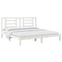 Estructura de cama madera maciza de pino blanco 200x200 cm de vidaXL, Camas y somieres - Ref: Foro24-3104369, Precio: 139,19 ...