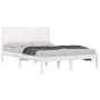 Estructura de cama madera maciza de pino blanco 200x200 cm de vidaXL, Camas y somieres - Ref: Foro24-3104434, Precio: 175,58 ...