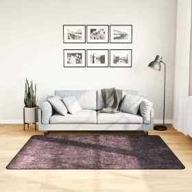 Alfombra lavable antideslizante gris antracita 120x180 cm en Alfombras | Comprar online en Foru.es