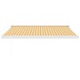 Toldo retráctil aluminio y tela blanco y amarillo 3x2,5 m de vidaXL, Toldos - Ref: Foro24-3154581, Precio: 618,98 €, Descuent...