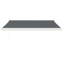 Toldo retráctil aluminio y tela gris antracita 3,5x2,5 m de vidaXL, Toldos - Ref: Foro24-3154587, Precio: 571,79 €, Descuento: %