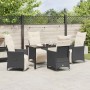 Conjunto de Comedor de Jardín con cojín 5 pcs Negro Poliratán en Sillas de jardín | Comprar online en Foru.es