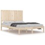 Estructura de cama madera maciza 120x190 cm de vidaXL, Camas y somieres - Ref: Foro24-3104383, Precio: 119,61 €, Descuento: %