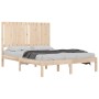 Estructura de cama madera maciza 120x190 cm de vidaXL, Camas y somieres - Ref: Foro24-3104383, Precio: 119,61 €, Descuento: %