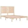 Estructura de cama madera maciza 120x190 cm de vidaXL, Camas y somieres - Ref: Foro24-3104383, Precio: 119,61 €, Descuento: %