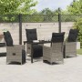 Conjunto de Comedor de Jardín 5 pcs Gris ratán sintético en Sillas de jardín | Comprar online en Foru.es