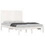 Estructura de cama madera maciza de pino blanco 120x200 cm de vidaXL, Camas y somieres - Ref: Foro24-3104409, Precio: 124,78 ...