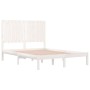 Estructura de cama madera maciza de pino blanco 120x200 cm de vidaXL, Camas y somieres - Ref: Foro24-3104409, Precio: 124,78 ...