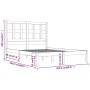 Estructura de cama madera maciza de pino marrón miel 200x200 cm de vidaXL, Camas y somieres - Ref: Foro24-3104501, Precio: 16...