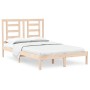 Estructura de cama madera maciza 120x190 cm de vidaXL, Camas y somieres - Ref: Foro24-3104318, Precio: 114,44 €, Descuento: %