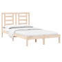 Estructura de cama madera maciza 120x190 cm de vidaXL, Camas y somieres - Ref: Foro24-3104318, Precio: 114,44 €, Descuento: %