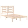 Estructura de cama madera maciza 120x190 cm de vidaXL, Camas y somieres - Ref: Foro24-3104318, Precio: 114,44 €, Descuento: %