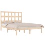 Estructura de cama madera maciza de pino 120x190 cm de vidaXL, Camas y somieres - Ref: Foro24-3104448, Precio: 113,51 €, Desc...