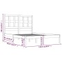 Estructura de cama madera maciza de pino 120x190 cm de vidaXL, Camas y somieres - Ref: Foro24-3104448, Precio: 113,51 €, Desc...