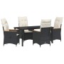 Conjunto de Comedor de Jardín 5 pcs Negro ratán sintético en Sillas de jardín | Comprar online en Foru.es