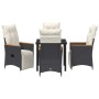 Conjunto de Comedor de Jardín 5 pcs Negro ratán sintético en Sillas de jardín | Comprar online en Foru.es