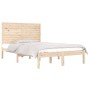 Estructura de cama madera maciza 120x190 cm de vidaXL, Camas y somieres - Ref: Foro24-3104578, Precio: 132,69 €, Descuento: %