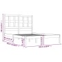 Estructura de cama de madera maciza de pino 200x200 cm de vidaXL, Camas y somieres - Ref: Foro24-3104498, Precio: 129,49 €, D...