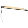 Toldo retráctil aluminio y tela amarillo y blanco 5x3 m de vidaXL, Toldos - Ref: Foro24-3154610, Precio: 734,80 €, Descuento: %