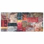 Alfombra lavable patchwork antideslizante multicolor 80x300 cm en Alfombras | Comprar online en Foru.es