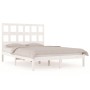 Estructura de cama madera maciza blanco Super King 180x200 cm de vidaXL, Camas y somieres - Ref: Foro24-3104494, Precio: 145,...