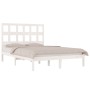 Estructura de cama madera maciza blanco Super King 180x200 cm de vidaXL, Camas y somieres - Ref: Foro24-3104494, Precio: 145,...