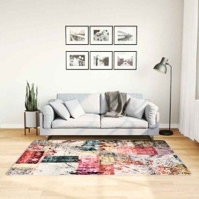 Alfombra lavable patchwork antideslizante multicolor 120x180 cm en Alfombras | Comprar online en Foru.es