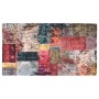 Alfombra lavable patchwork antideslizante multicolor 190x300 cm en Alfombras | Comprar online en Foru.es