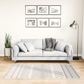 Alfombra lavable antideslizante negro y blanco 80x150 cm en Alfombras | Comprar online en Foru.es