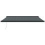 Toldo retráctil aluminio y tela gris antracita 4,5x3 m de vidaXL, Toldos - Ref: Foro24-3154614, Precio: 701,75 €, Descuento: %