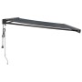 Toldo retráctil aluminio y tela gris antracita 4,5x3 m de vidaXL, Toldos - Ref: Foro24-3154614, Precio: 701,75 €, Descuento: %