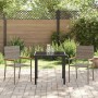 Conjunto de Comedor de Jardín 3 pcs Gris ratán sintético en Sillas de jardín | Comprar online en Foru.es