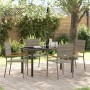 Conjunto de Comedor de Jardín 5 pcs Gris ratán sintético en Sillas de jardín | Comprar online en Foru.es