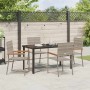 Conjunto de Comedor de Jardín 5 pcs Gris ratán sintético en Sillas de jardín | Comprar online en Foru.es