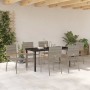 Conjunto de Comedor de Jardín 7 pcs Gris ratán sintético en Sillas de jardín | Comprar online en Foru.es