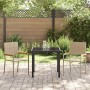Conjunto de Comedor de Jardín 3 pcs Beige ratán sintético en Sillas de jardín | Comprar online en Foru.es