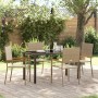 Conjunto de Comedor de Jardín 5 pcs Beige ratán sintético en Sillas de jardín | Comprar online en Foru.es